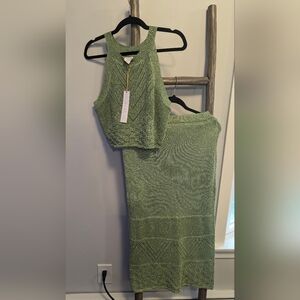 Two piece crochet set, size M - House of Harlow